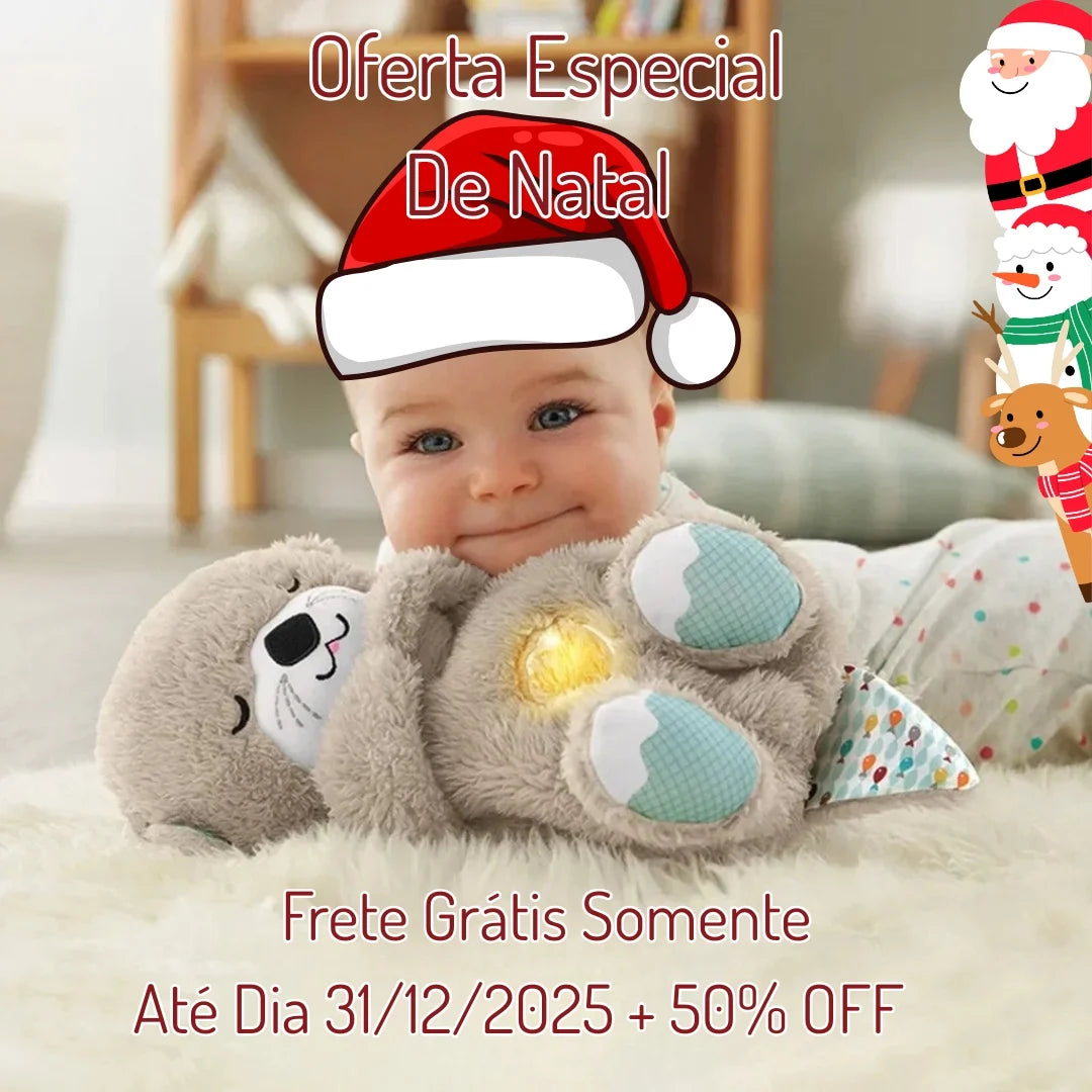 Compre 1 Leve 2 - Lontrinha do Sono + Livro De Historinhas - Natal Feliz