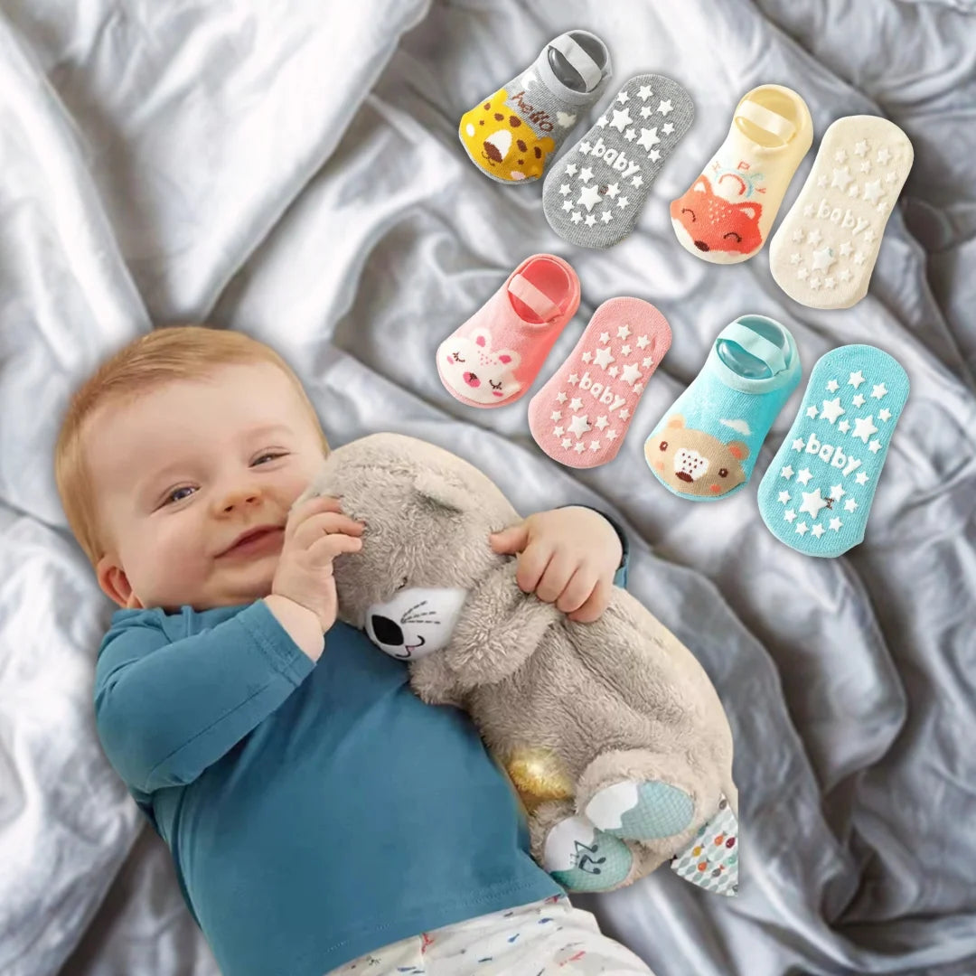 KIT SONEQUINHA™ - Lontrinha do Sono + Sapatinho Baby + Livro Digital de Brinde